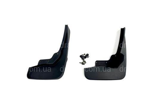 Бризковики передні Mercedes Benz ML 164 2005-2011 без порогу, комплект 2 шт. артикул 5687