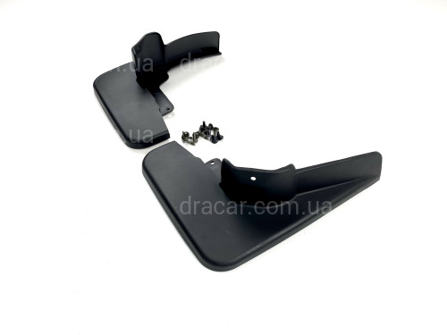 Бризковики передні Mercedes Benz ML 164 2005-2011 без порогу, комплект 2 шт. артикул 5687