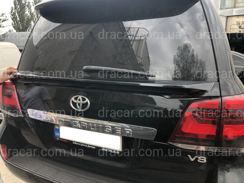 Спойлер під скло WALD Toyota Land Cruiser 200 2008-2016 ABS пластик колір чорний артикул 1942