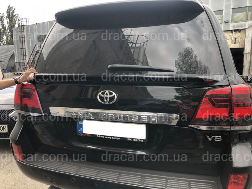 Спойлер під скло WALD Toyota Land Cruiser 200 2008-2016 ABS пластик колір чорний артикул 1942