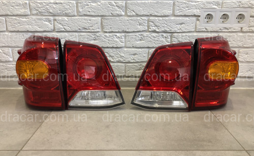 Задні ліхтарі Toyota Land Cruiser 200 2007-2015 у стилі рестайлінг 2012- артикул 3448