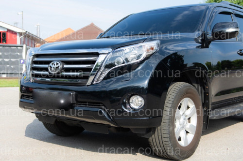 Решітка радіатора LX Mode Toyota Land Cruiser Prado 150 2013-2017 ABS пластик у чорному матовому кольорі артикул 6049