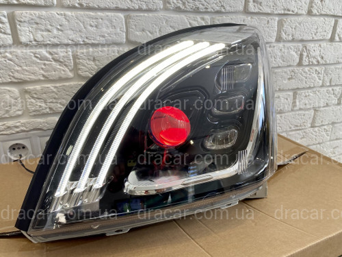 Фари Full LED Toyota Land Cruiser Prado 120 2003-2009 Maybach style артикул 7559