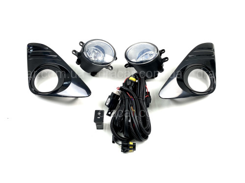 Комплект протитуманних фар Toyota Camry 50 USA LE/XLE 2012-2014 Black артикул 7572