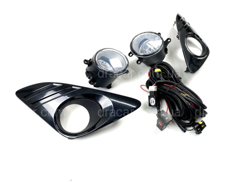 Комплект протитуманних фар Toyota Camry 50 USA LE/XLE 2012-2014 Black артикул 7572