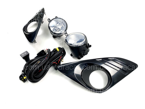 Комплект протитуманних фар Toyota Camry 50 USA LE/XLE 2012-2014 Black артикул 7572