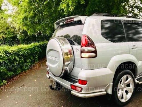 Спойлер на кришку багажника TTE Sport Toyota Land Cruiser Prado 120 2003-2009 ABS пластик під фарбування артикул 6060