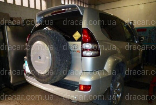 Спойлер на кришку багажника TTE Sport Toyota Land Cruiser Prado 120 2003-2009 ABS пластик під фарбування артикул 6060