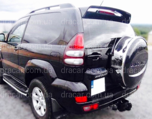 Спойлер на кришку багажника TTE Sport Toyota Land Cruiser Prado 120 2003-2009 ABS пластик під фарбування артикул 6060