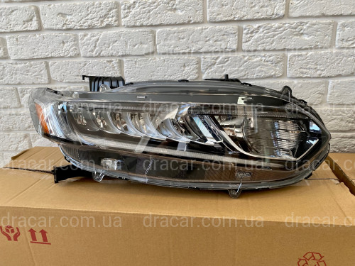 Фара права Led + галоген Honda Accord 10 2017+ артикул 7581