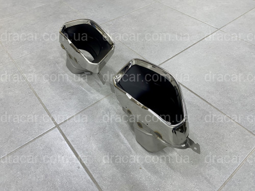 Насадки на вихлопні труби M Performance BMW G20 G21 G22 G23 G26 G42 хром артикул 7600
