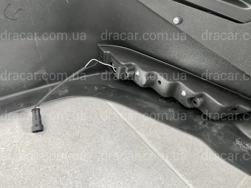Спідниця переднього бампера Modelista LED Toyota Land Cruiser Prado 150 2013+ ABS чорний колір артикул 5400