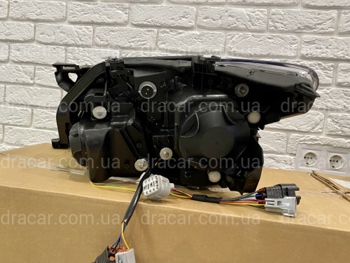 Фари Full LED 3 лінзи Lexus LX 570 2012-2015 у стилі рестайлінг 2016 артикул 7639