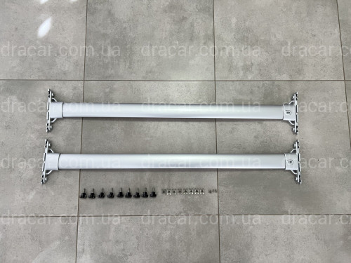 Поперечні рейлінги для Toyota Land Cruiser 200 2007-2021 колір сірий артикул 7636