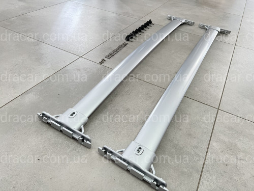 Поперечні рейлінги для Toyota Land Cruiser 200 2007-2021 колір сірий артикул 7636