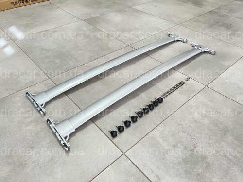 Поперечні рейлінги для Toyota Land Cruiser 200 2007-2021 колір сірий артикул 7636