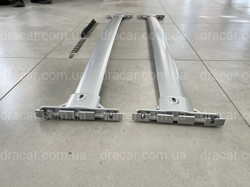 Поперечні рейлінги для Toyota Land Cruiser 200 2007-2021 колір сірий артикул 7636