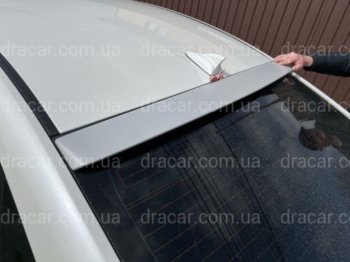 Козирок на скло Hyundai Sonata YF 2010-2015 ABS пластик під фарбування зі стопом артикул 6158