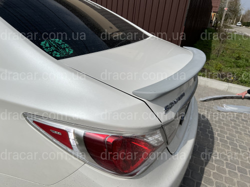 Спойлер ліп Hyundai Sonata YF 2010-2015 ABS пластик під фарбування артикул 7292
