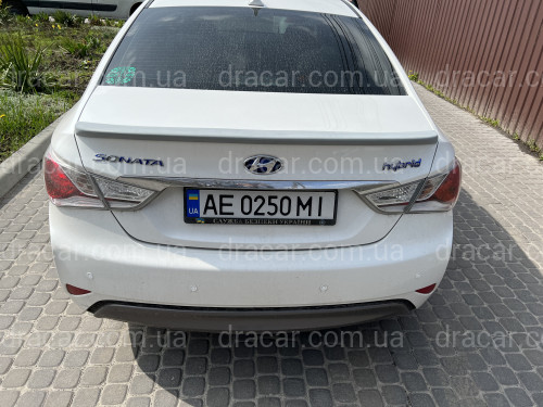 Спойлер ліп Hyundai Sonata YF 2010-2015 ABS пластик під фарбування артикул 7292