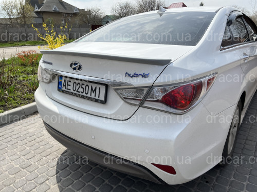 Спойлер ліп Hyundai Sonata YF 2010-2015 ABS пластик під фарбування артикул 7292