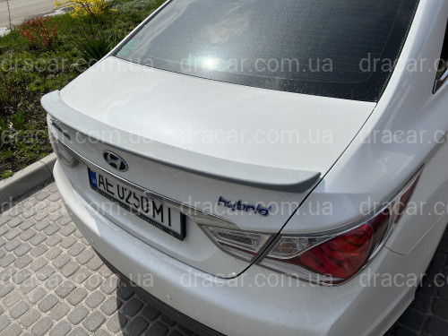 Спойлер ліп Hyundai Sonata YF 2010-2015 ABS пластик під фарбування артикул 7292
