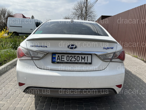 Спойлер ліп Hyundai Sonata YF 2010-2015 ABS пластик під фарбування артикул 7293