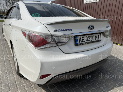 Спойлер ліп Hyundai Sonata YF 2010-2015 ABS пластик під фарбування артикул 7293
