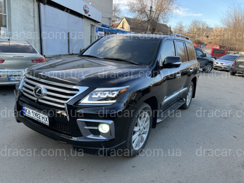 Кришки дзеркал, що замінюються, з поворотами Toyota LC 200 2007-2011 / Lexus LX 570 2008-2011 модель рестайлінг LX 570 2012+ колір чорний артикул 5809