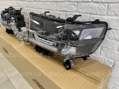 Full Led фари Executive Black Toyota Land Cruiser 200 2016- артикул 6778