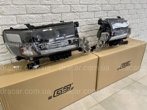 Full Led фари Executive Black Toyota Land Cruiser 200 2016- артикул 6778