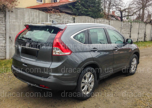 Спойлер козирок задніх дверей Honda CR-V 2013-ABS пластик під фарбування артикул 5224