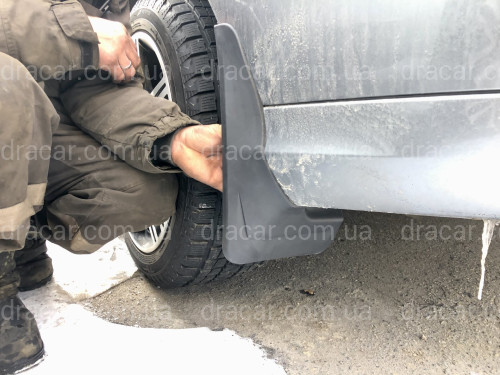 Бризковики задні під AMG ПАКЕТ Mercedes-Benz ML W166 комплект 2шт артикул 6127