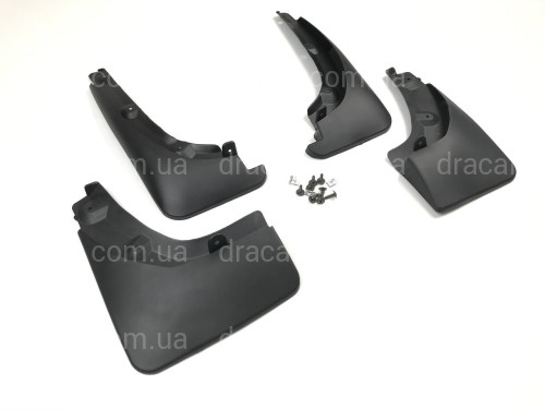 Бризковики під розширювачі арок Toyota Rav-4 2006-2012 комплект 4 шт. артикул 7669