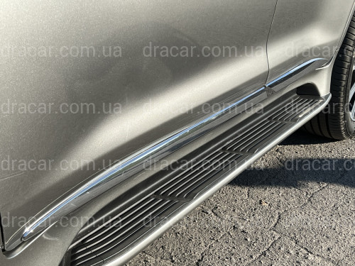 Хромированные молдинги на двери Lexus LX 570 / 450D 2015- артикул 6543