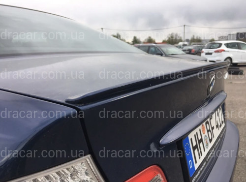 Спойлер ліп багажника BMW 3 E46 ABS пластик під фарбування артикул 7657