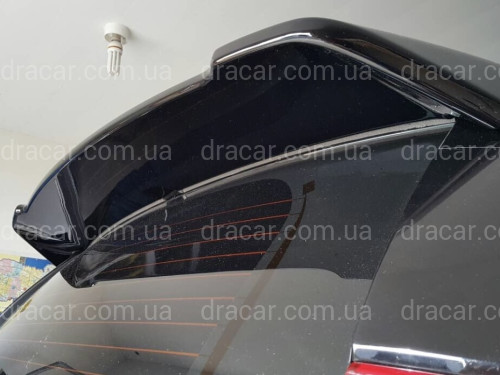 Спойлер козирок Mitsubishi Pajero Sport 2015-2019 ABS пластик під фарбування артикул 6696