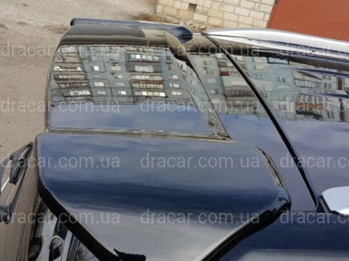 Спойлер козирок Mitsubishi Pajero Sport 2015-2019 ABS пластик під фарбування артикул 6696