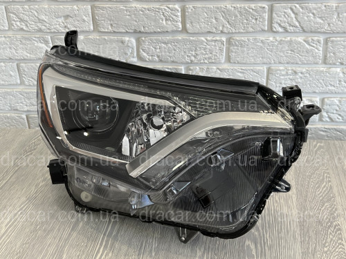 Права фара галоген Toyota RAV 4 АМЕРИКА 2016-2018 артикул 7733