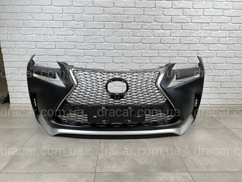 Бампер передній F-Sport Lexus NX 2014-2016 (бампер, спідниця, решітка, хром) артикул 7594