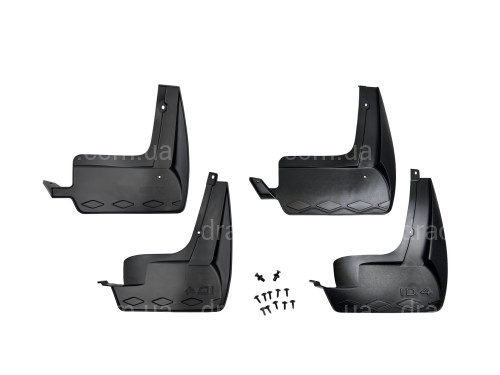 Бризковики Volkswagen ID.4 / ID.4X 2020+, комплект 4шт. артикул 7776