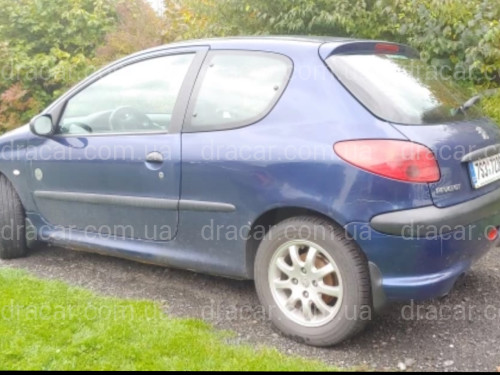 Бризковики Peugeot 206 хетчбек 2004-2008, комплект 4шт. артикул 7839