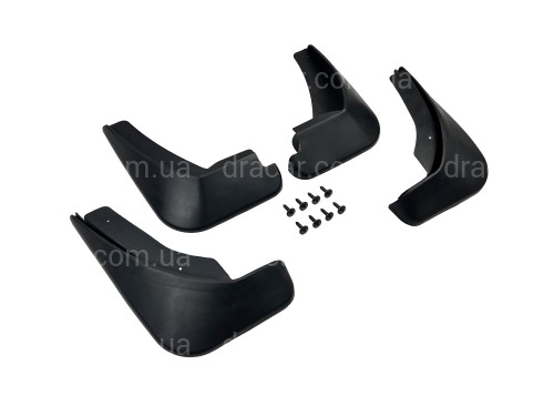 Брызговики Ford Fiesta 2009-2012 седан, комплект 4 шт. артикул 7692