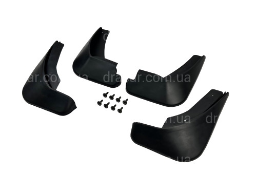 Брызговики Ford Fiesta 2009-2012 седан, комплект 4 шт. артикул 7692