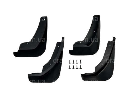 Брызговики Ford Fiesta 2009-2012 седан, комплект 4 шт. артикул 7692