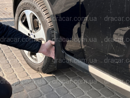 Бризковики Mercedes Benz GLC X253 2015+ без порога комплект 4 шт.  артикул 6584