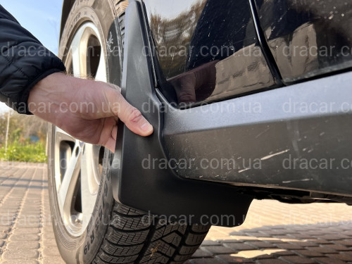 Бризковики Mercedes Benz GLC X253 2015+ без порога комплект 4 шт.  артикул 6584