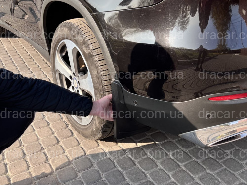 Бризковики Mercedes Benz GLC X253 2015+ без порога комплект 4 шт.  артикул 6584