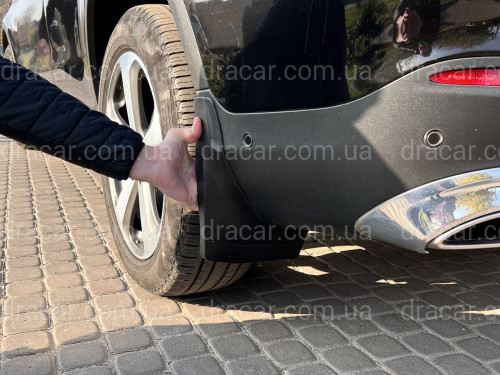 Бризковики Mercedes Benz GLC X253 2015+ без порога комплект 4 шт.  артикул 6584