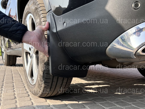 Бризковики Mercedes Benz GLC X253 2015+ без порога комплект 4 шт.  артикул 6584